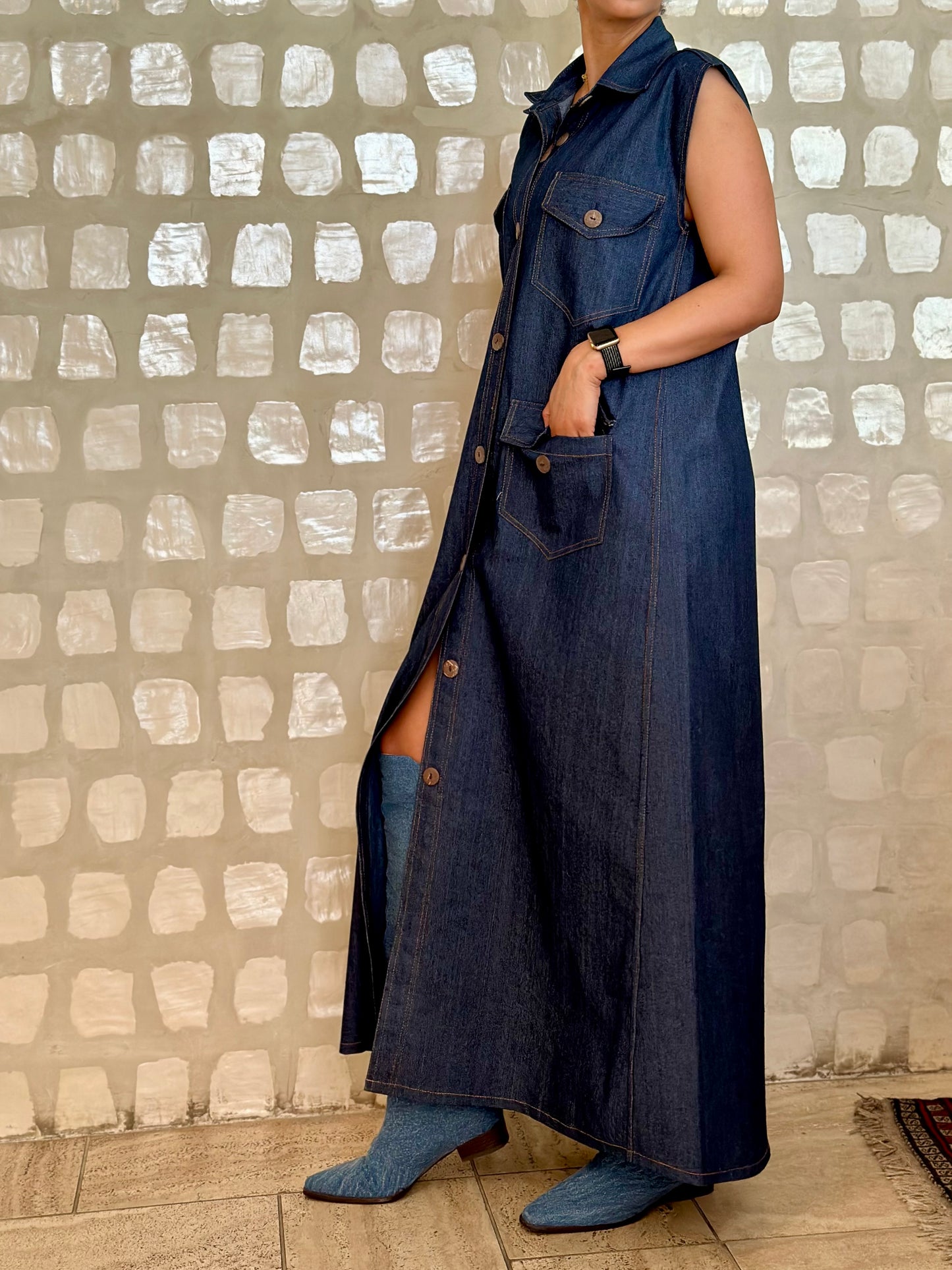 Denim Dress فستان دينم