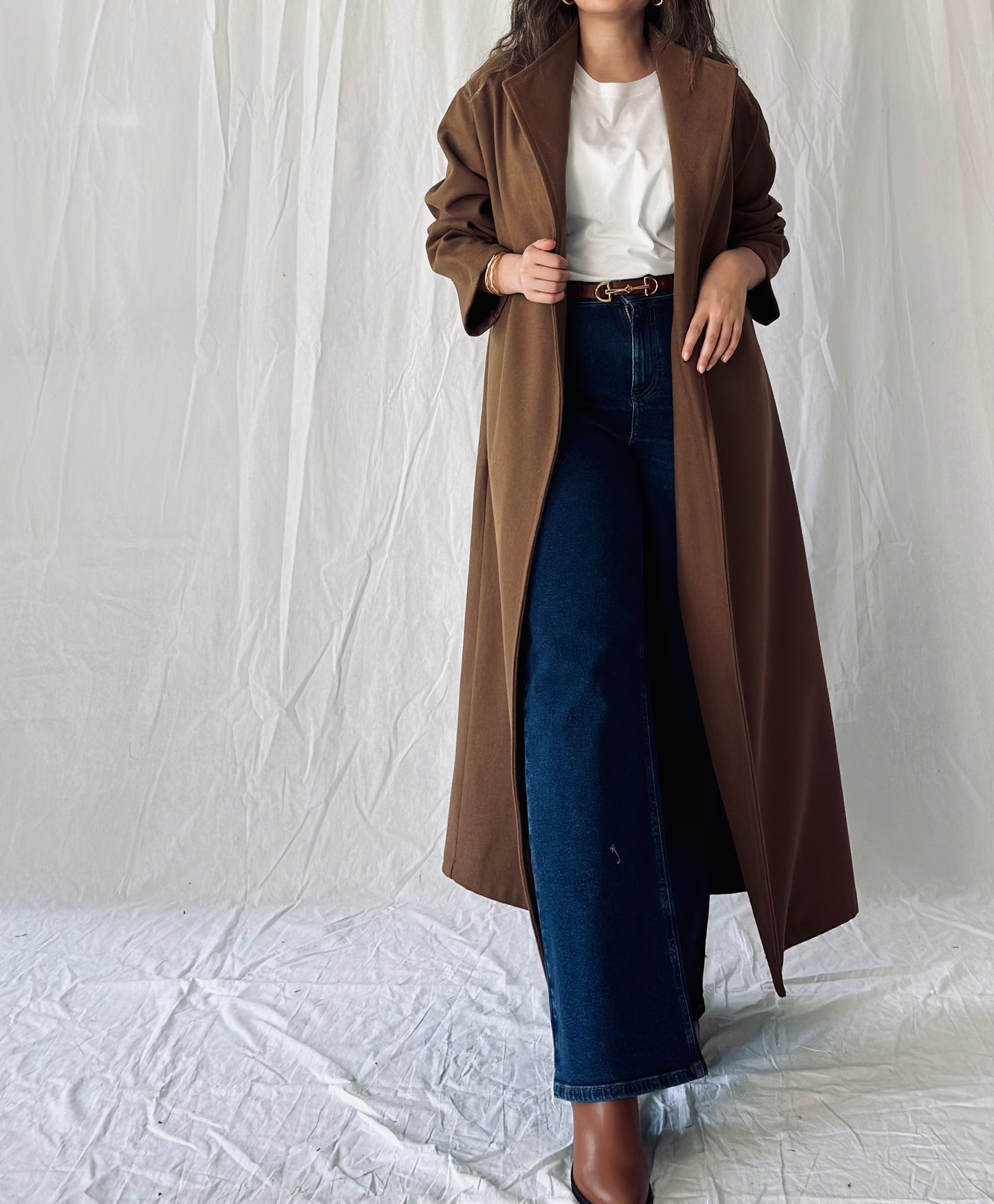 Camel Maxi Coat