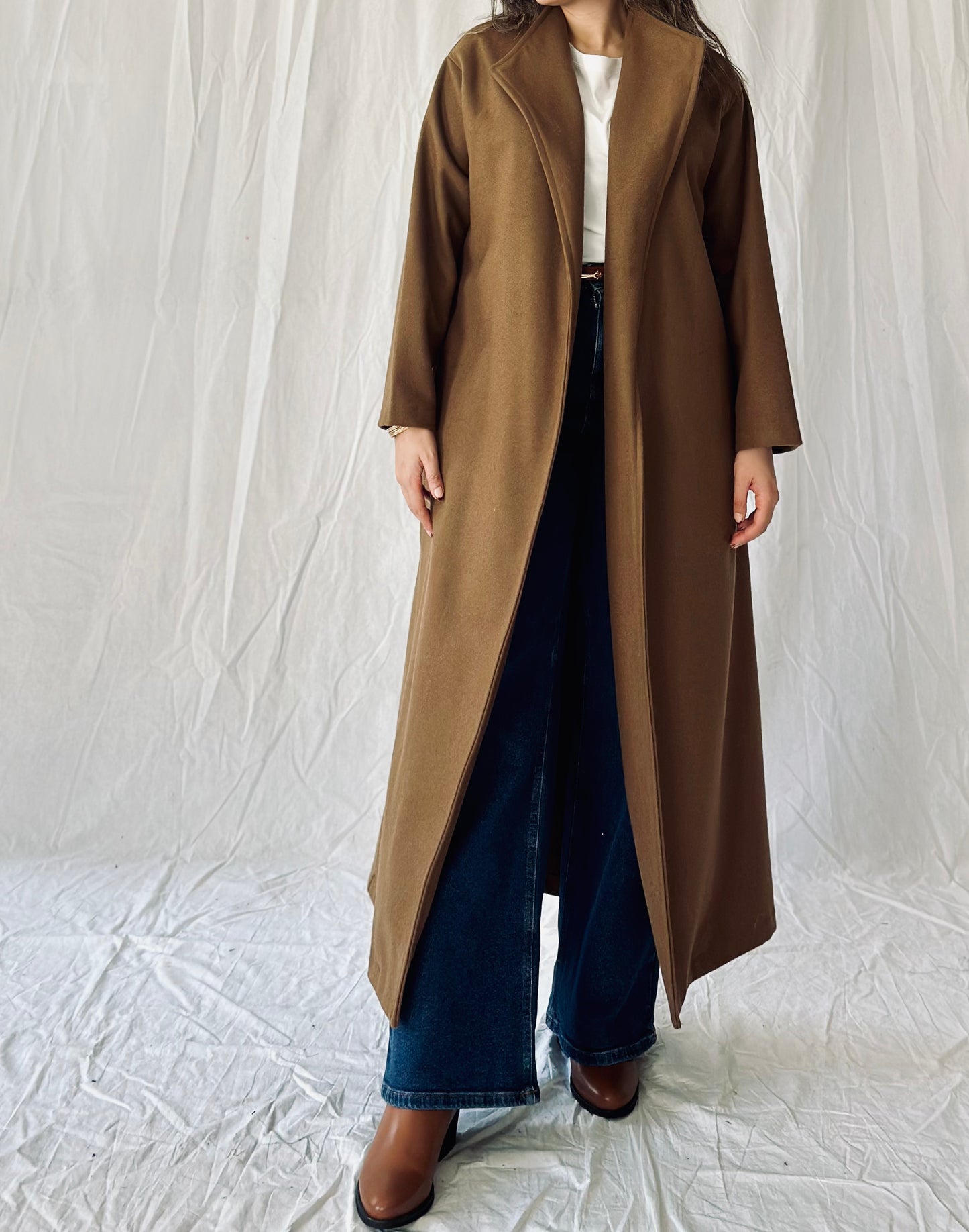 Camel Maxi Coat