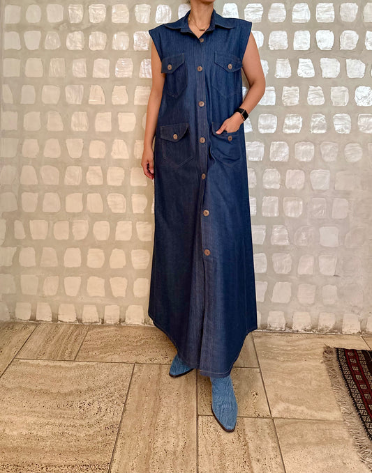 Denim Dress فستان دينم