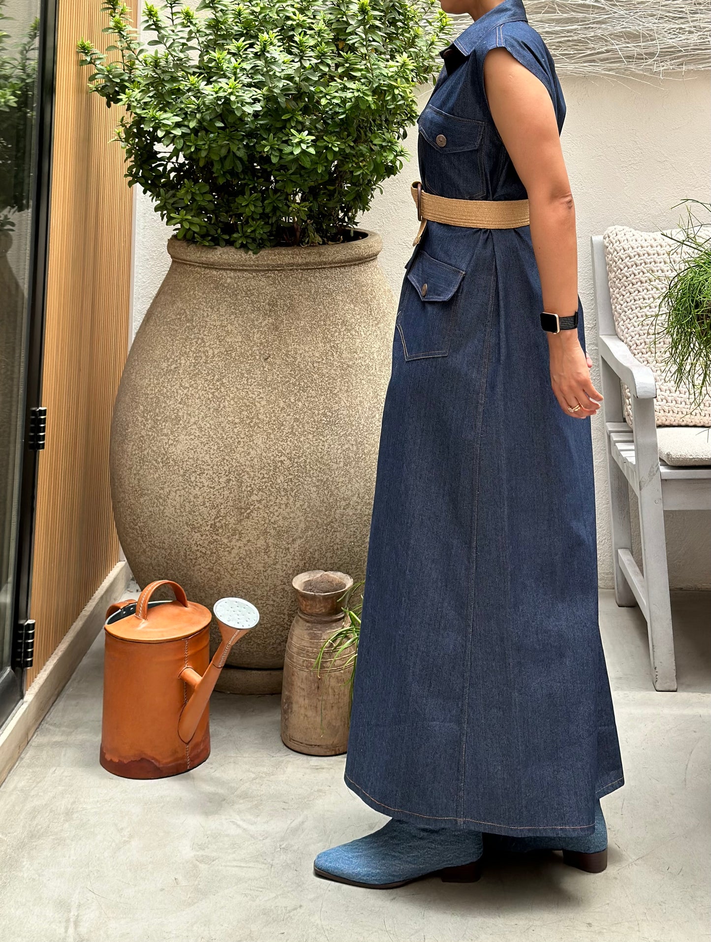 Denim Dress فستان دينم