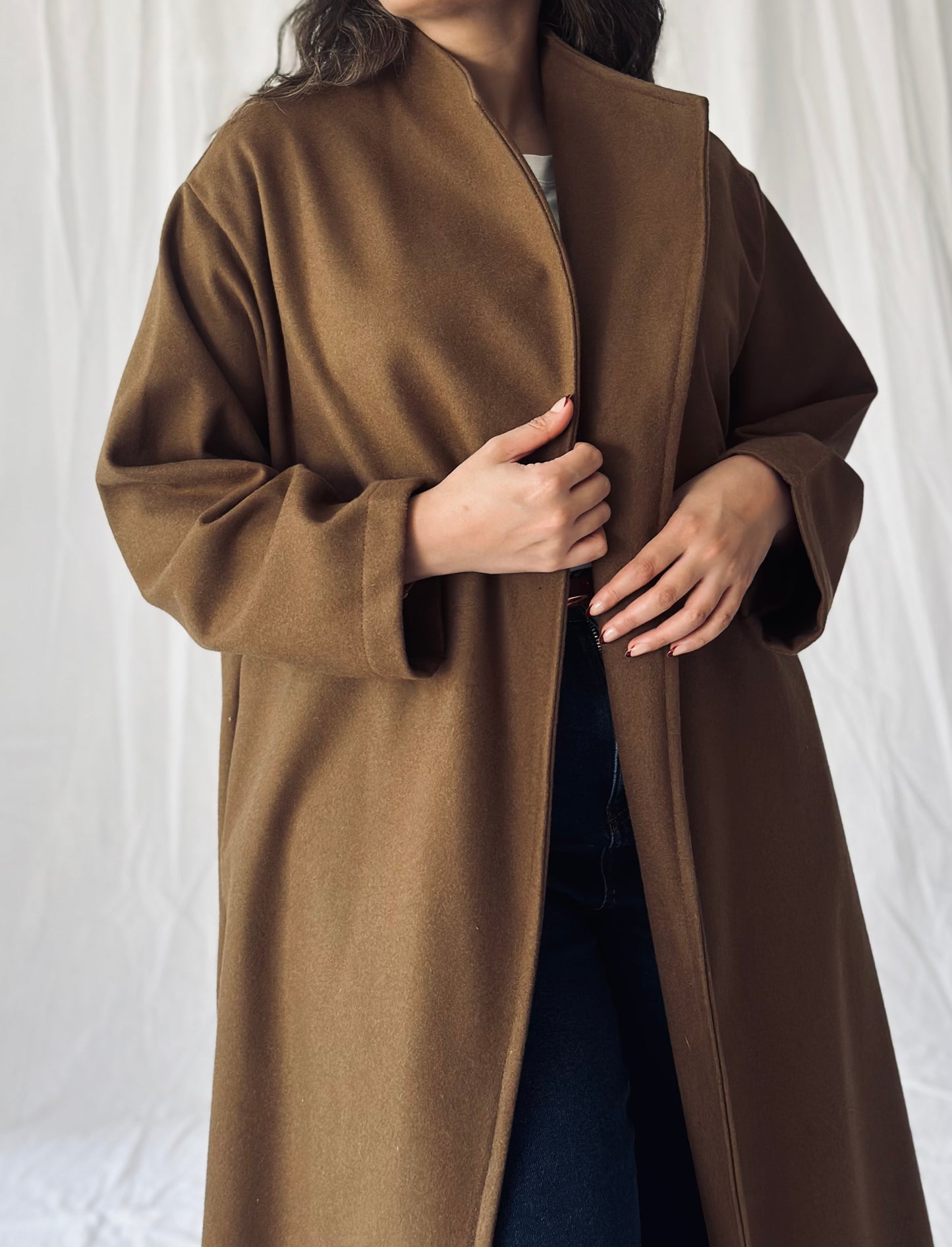 Camel Maxi Coat