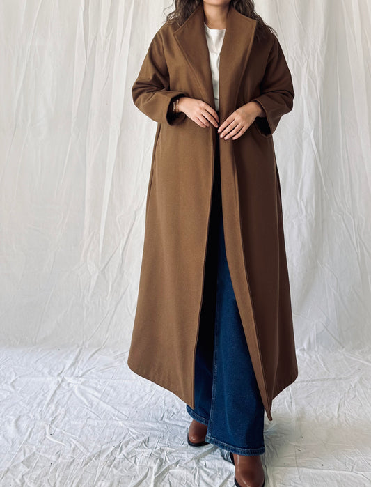Camel Maxi Coat