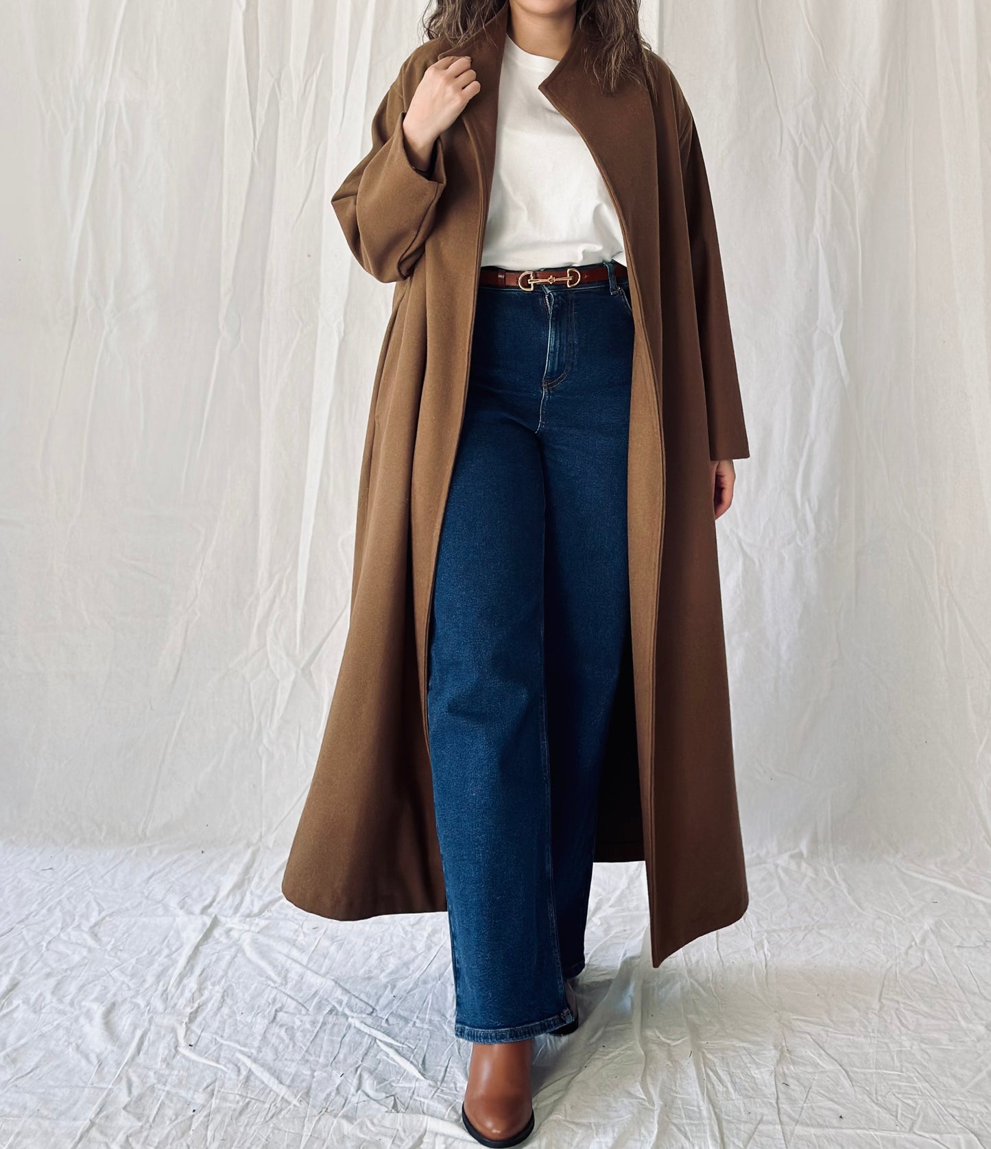 Camel Maxi Coat