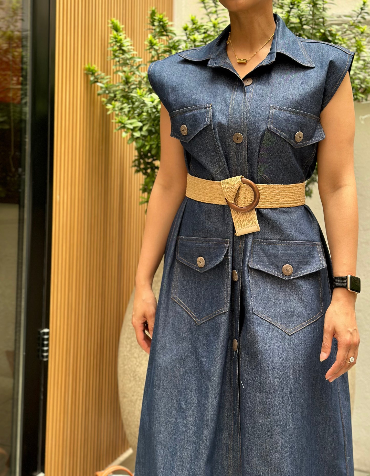 Denim Dress فستان دينم