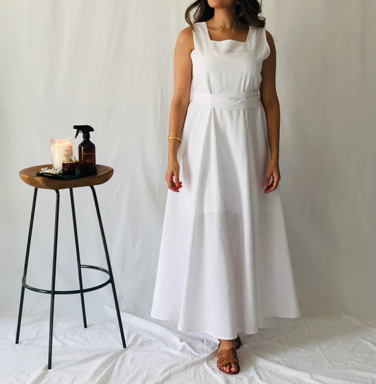 White Simple Dress